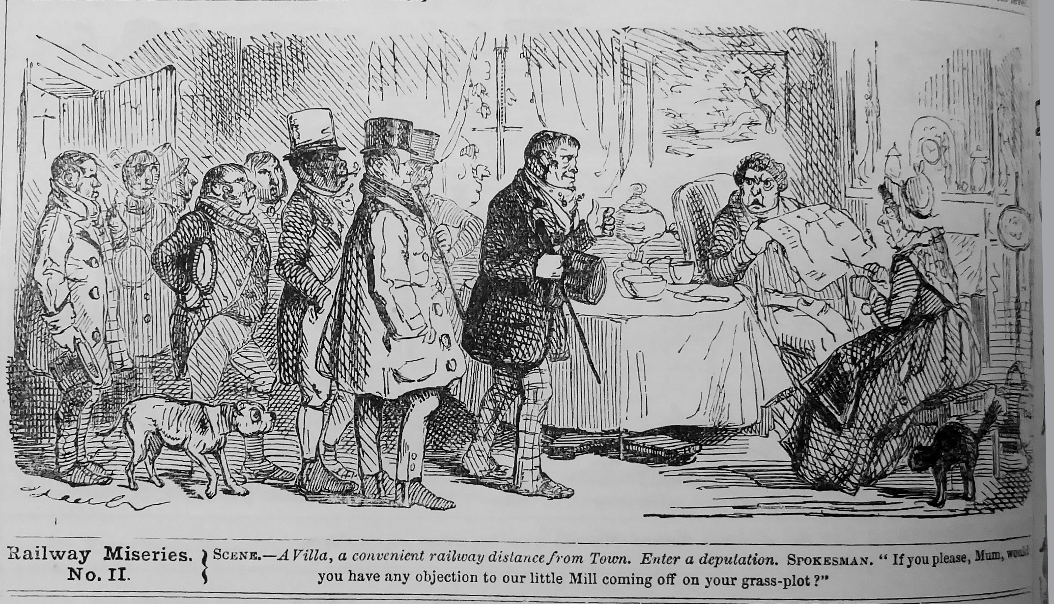 Railway Miseries, Punch