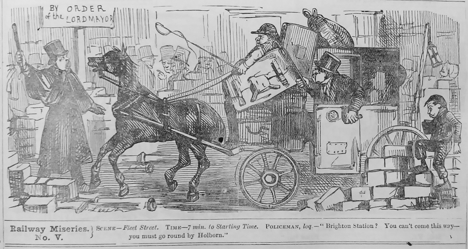 Railway Miseries, Punch