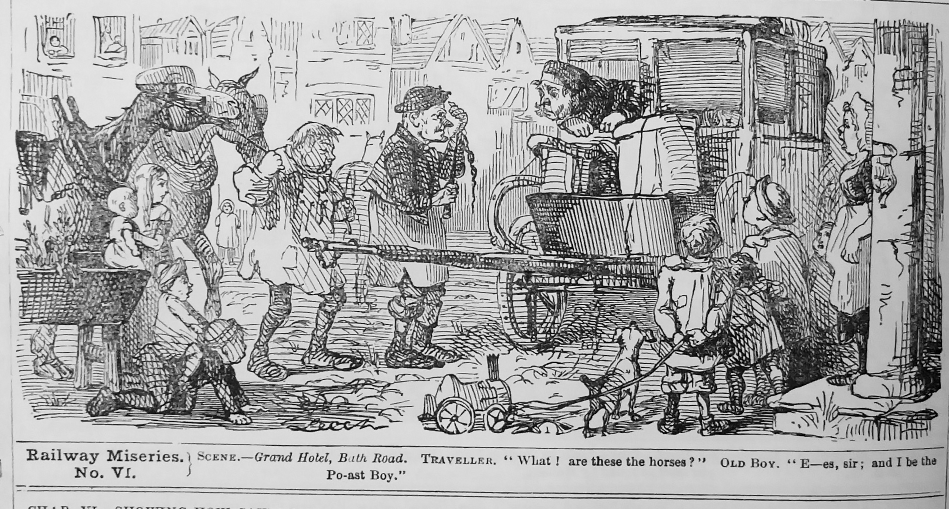 Railway Miseries, Punch