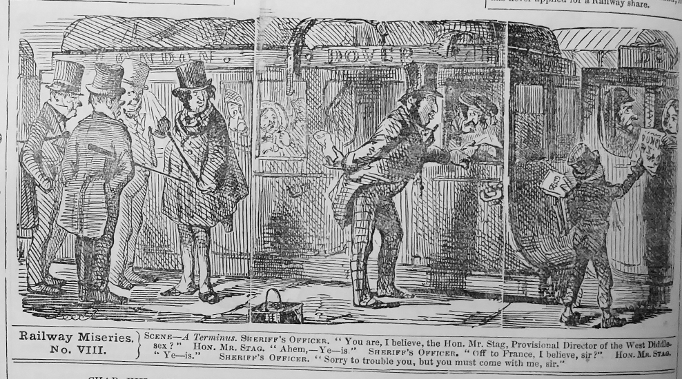 Railway Miseries, Punch