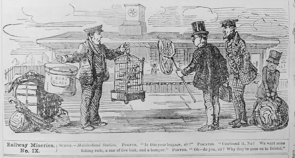 Railway Miseries, Punch